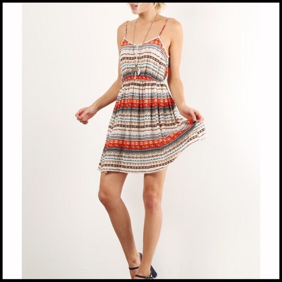 Tribal Print Dress - Picture 3 of 7